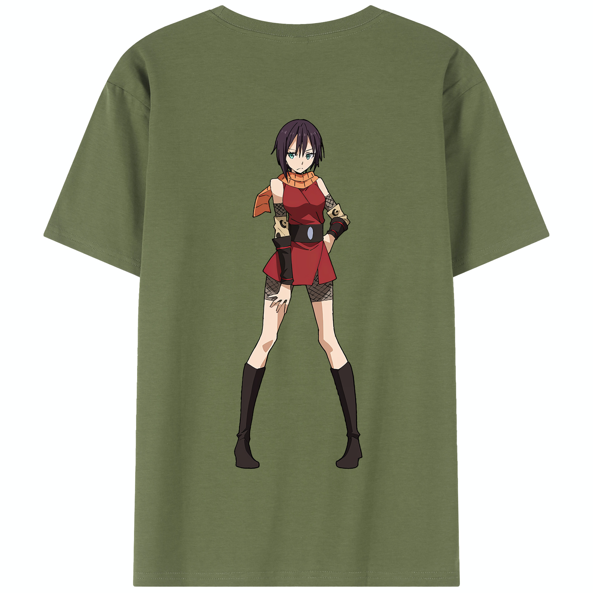 （画像用） 転スラ Regarding Reincarnated to Slime 綿100％半袖Tシャツ（背面プリント）